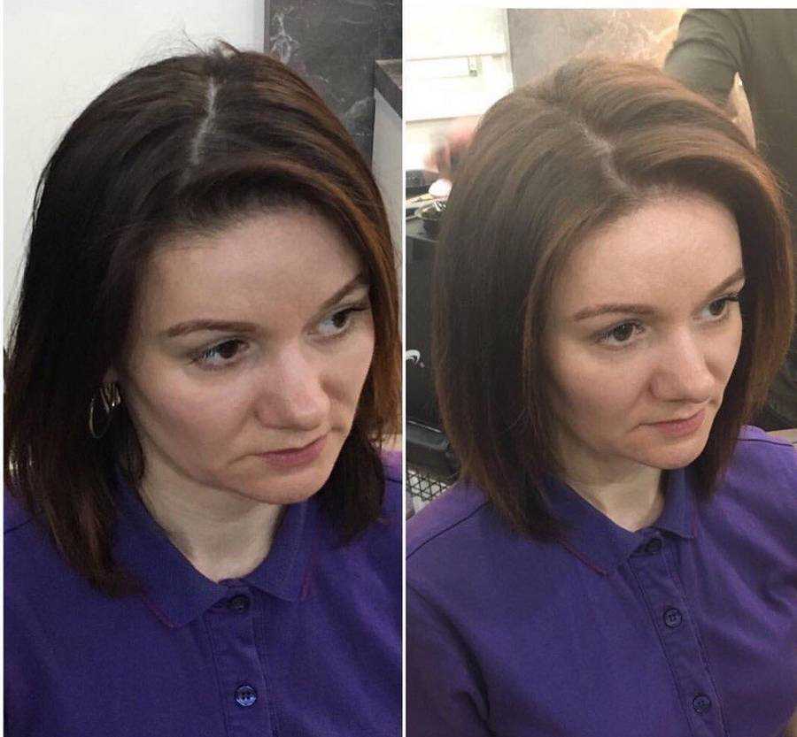 Анти буст ап, восстановить волосы, убрать прикорневой объем в новосибирске в салоне красоты chololi