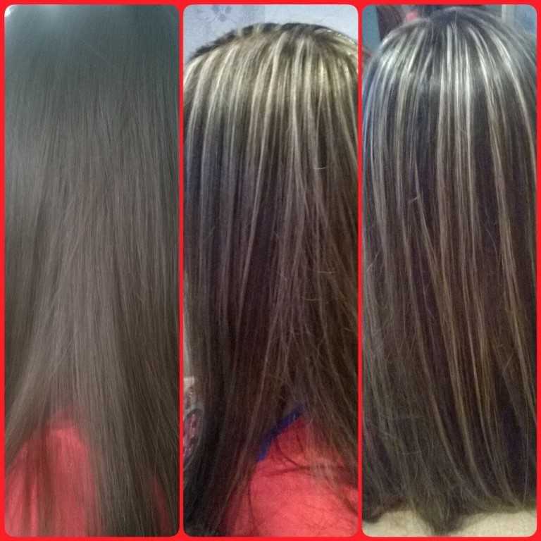 Микро мелирование волос фото на темные волосы фото до и после
