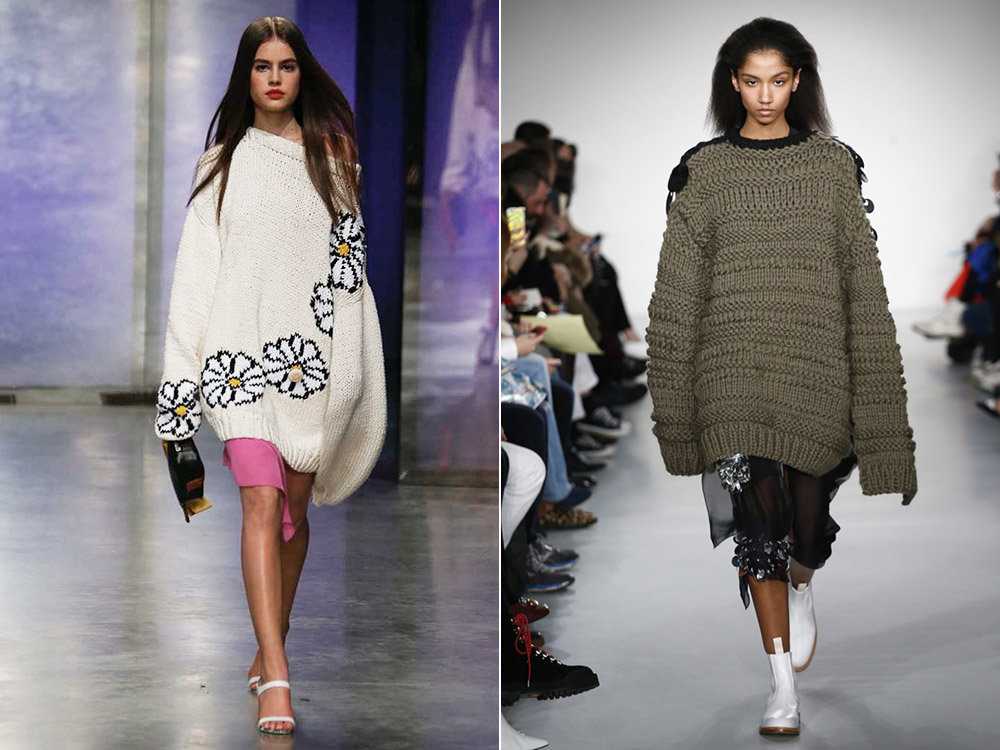 Модные женские свитера осень-зима 2021-2022 фото