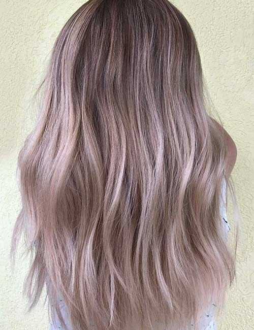 Жемчужный цвет волос фото, оттенки: блонд, пепельный, розовый