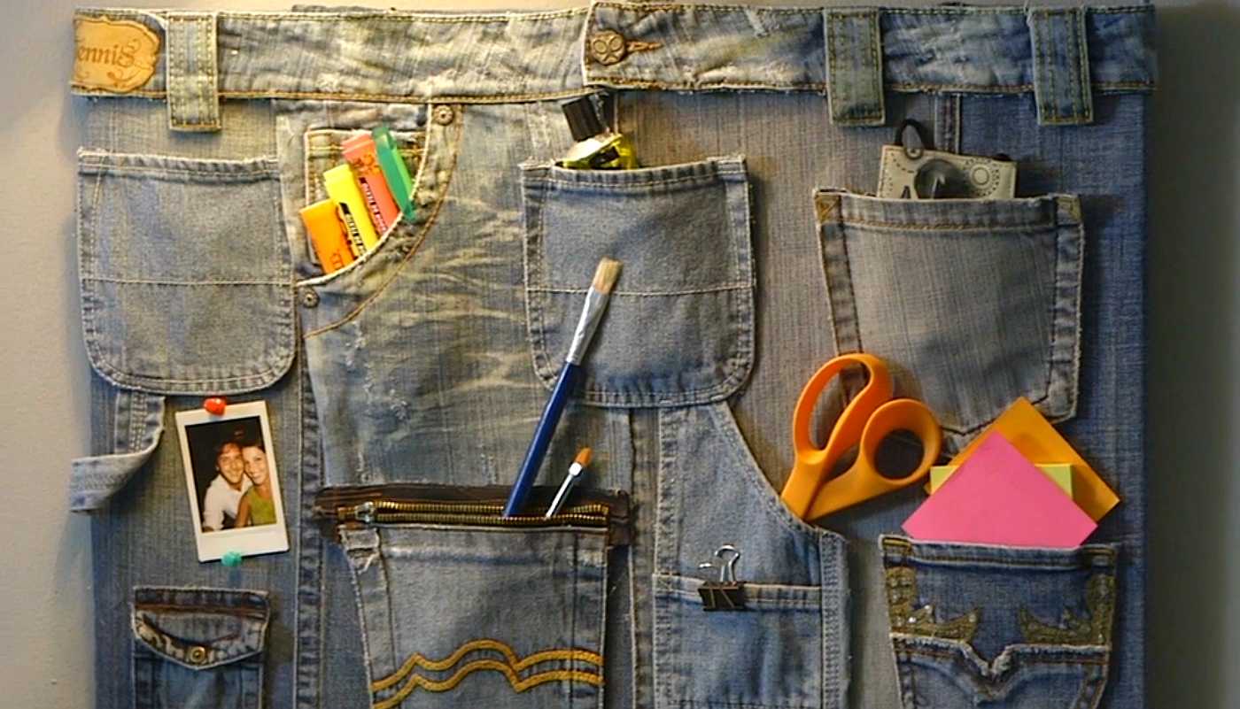 Поделки из старых джинсов своими руками: техники шитья, мастер-классы для детей и начинающих и фото вариантов оформления