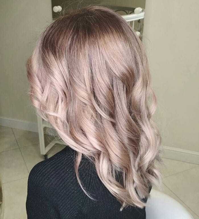 Жемчужный блонд: пепельный, розовый, краска