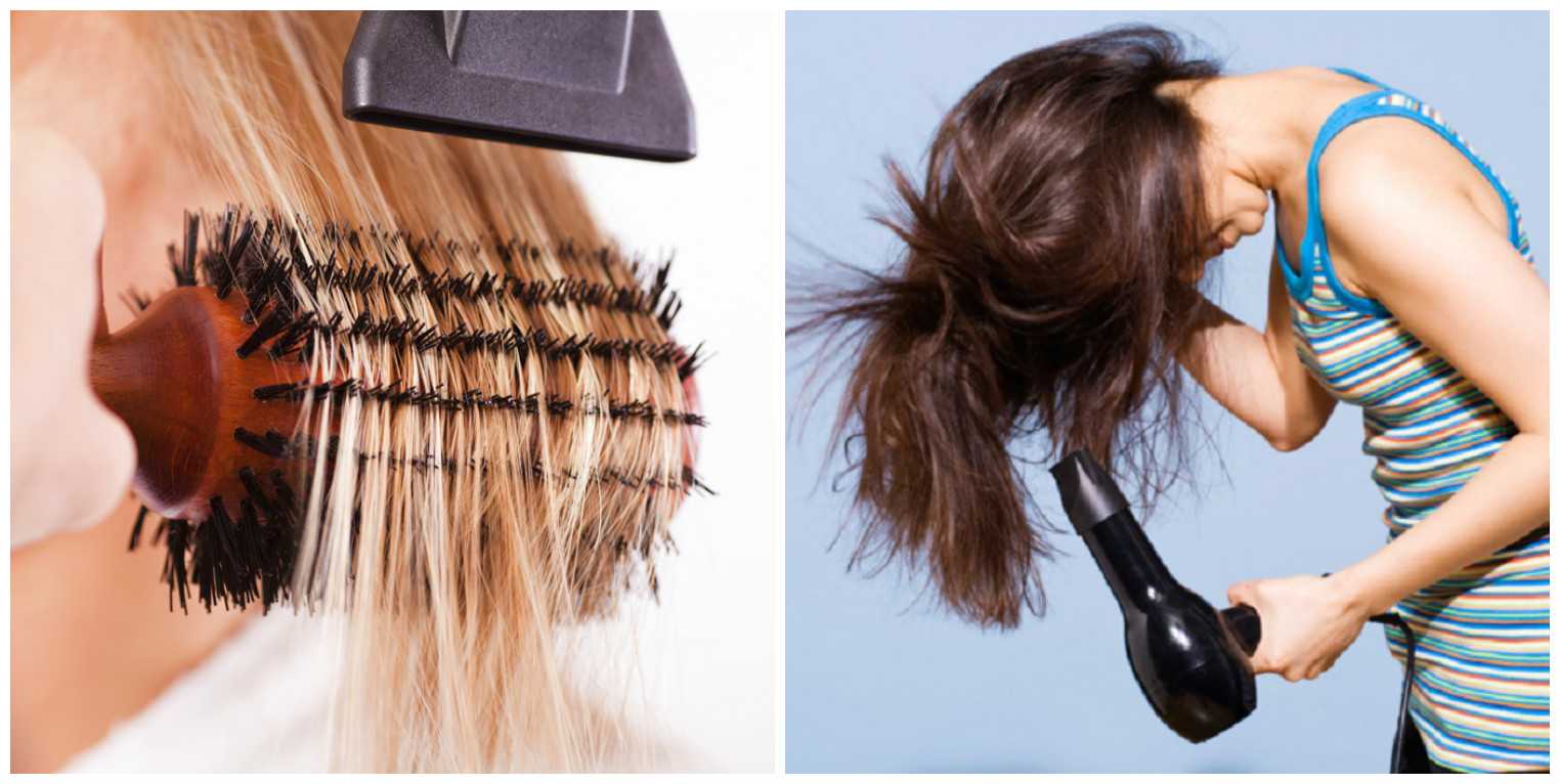 Как сушить волосы феном - инструкция и советы