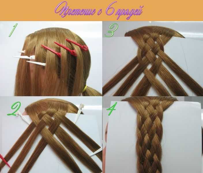 Плетение косы из 5 прядей: схема, фото-урок и видео