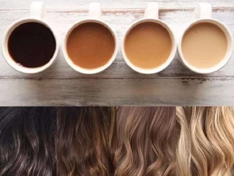 Цвет кофе с молоком: окрашивание волос латте (latte), капучино, какао в палитре, как получить кофейный (coffee) оттенок с мелированием
