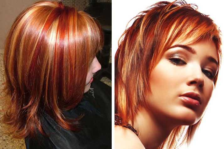 Колорирование волос: фото до и после, техника окрашивания