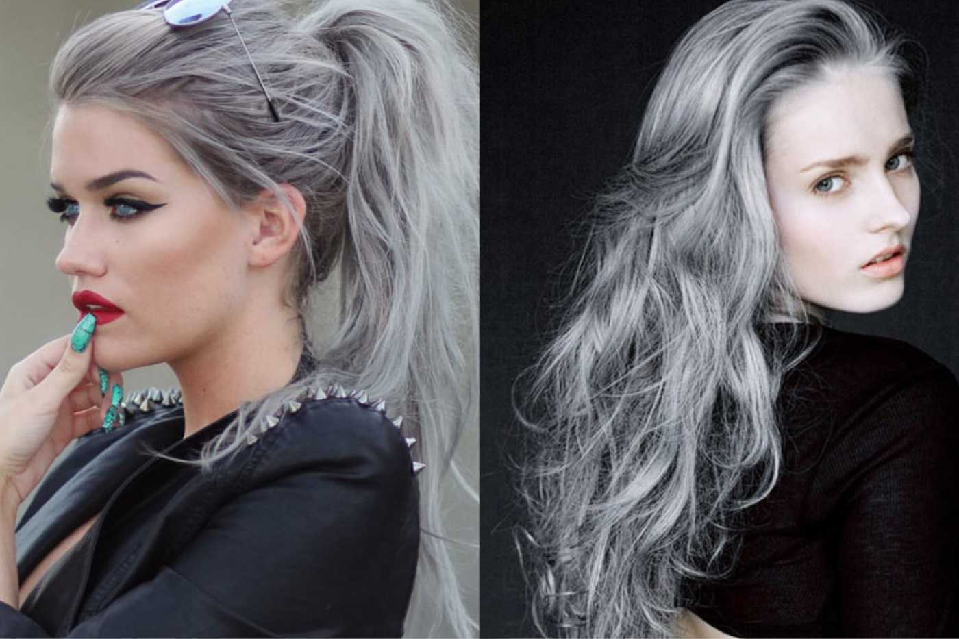Пепельный и серый цвет волос: модные фото-новинки окрашивания (80+ идей)