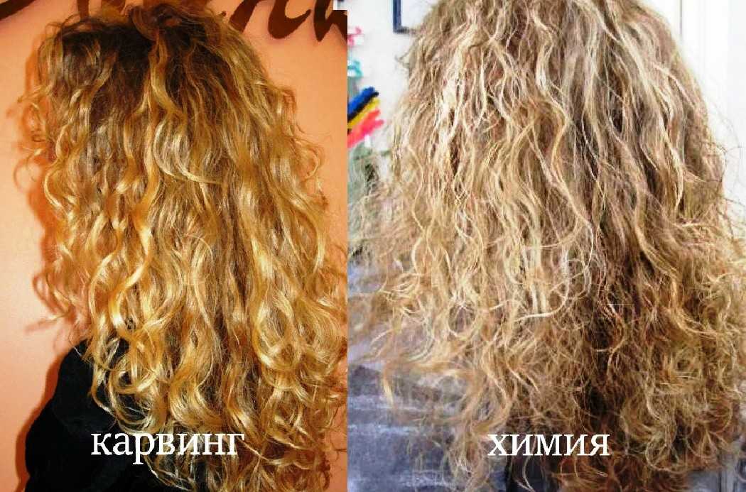 Химическая завивка волос на короткие, средние и длинные (фото)