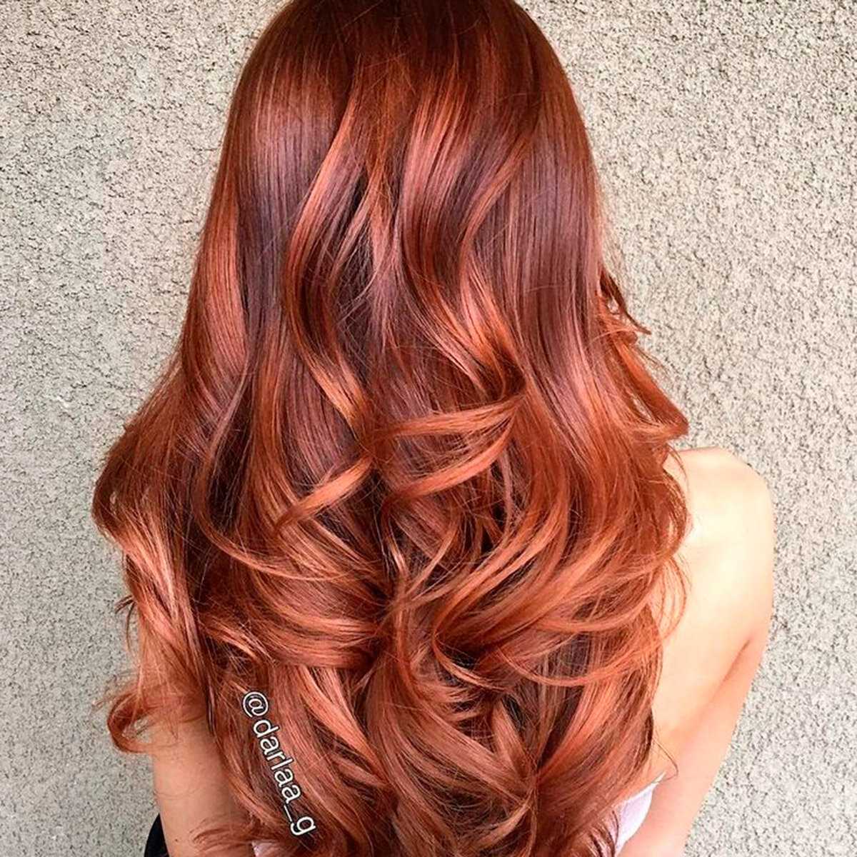 Мелирование на рыжие волосы